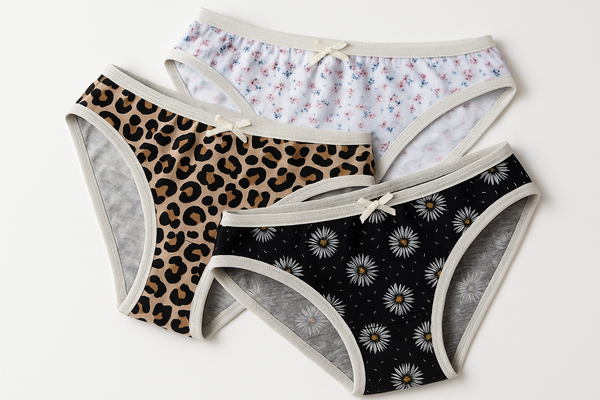 Bikini Patterned Lycra Rosa